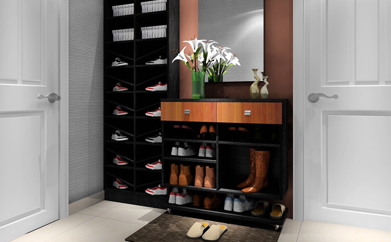 定制鞋柜,星空梵高全屋定制