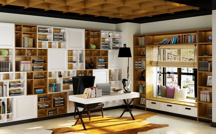 定制書柜尺寸,星空梵高全屋定制