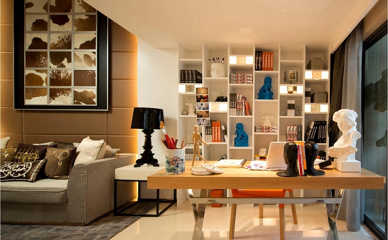 書房燈光布置要點，星空梵高