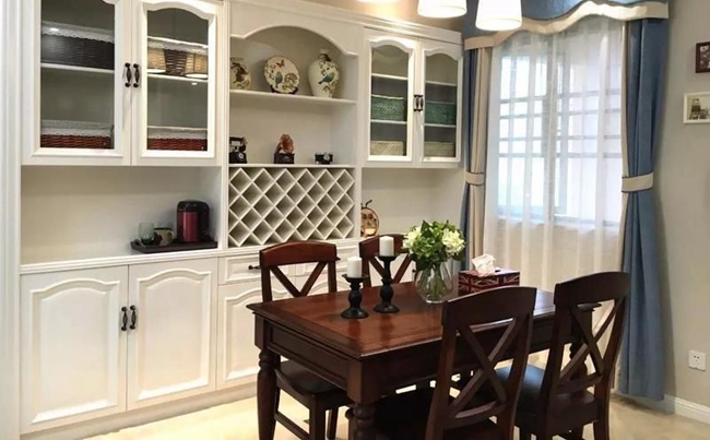 定制餐邊柜酒柜,星空梵高全屋定制