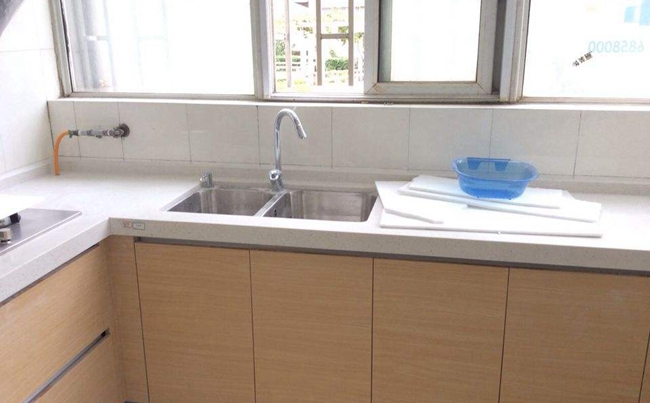 定制櫥柜水槽安裝,星空梵高定制櫥柜