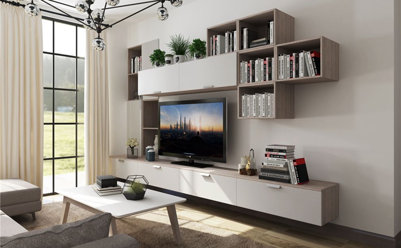 現代風格定制電視柜要如何選擇,現代風格定制電視柜搭配的注意事項