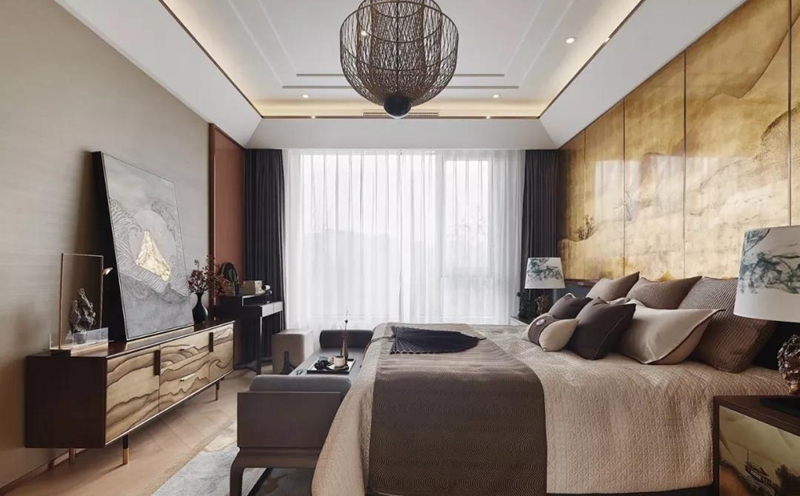 輕奢·新中式風(fēng)格全屋定制，星空梵高全屋定制