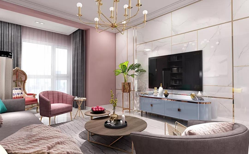 現代風格全屋定制,星空梵高全屋定制