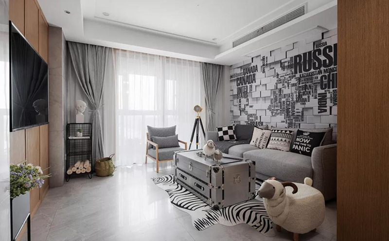 北歐風格全屋定制，星空梵高全屋定制