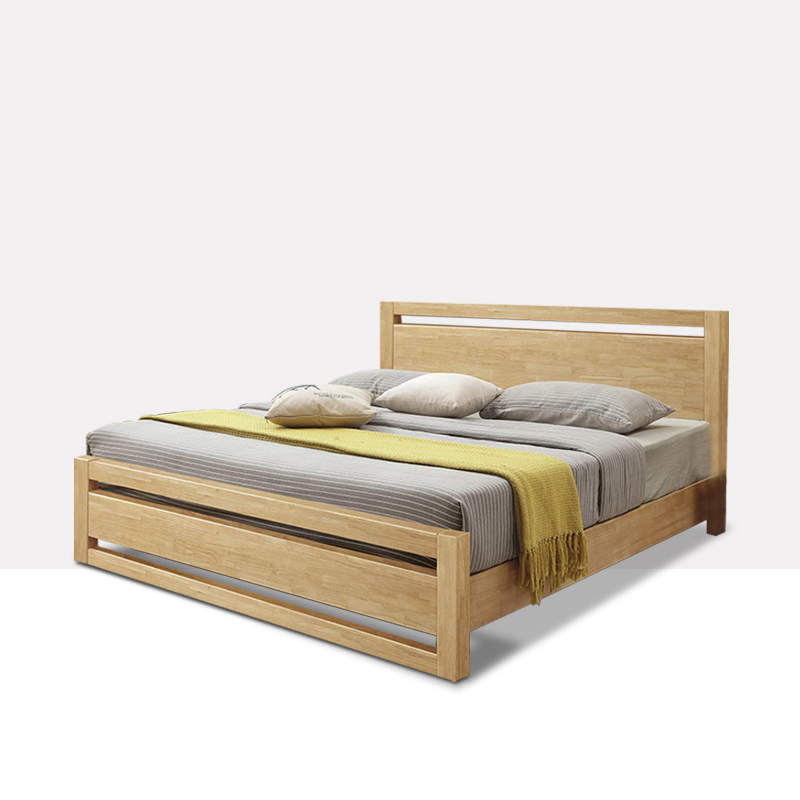 現(xiàn)代簡約雙人床實木床 花好月圓 w02#-180 現(xiàn)代簡約雙人床實木床 花好月圓 w02#-180